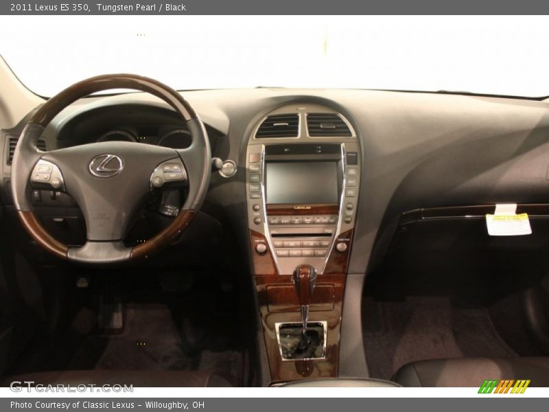 Tungsten Pearl / Black 2011 Lexus ES 350