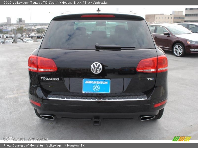 Black / Black Anthracite 2012 Volkswagen Touareg TDI Sport 4XMotion