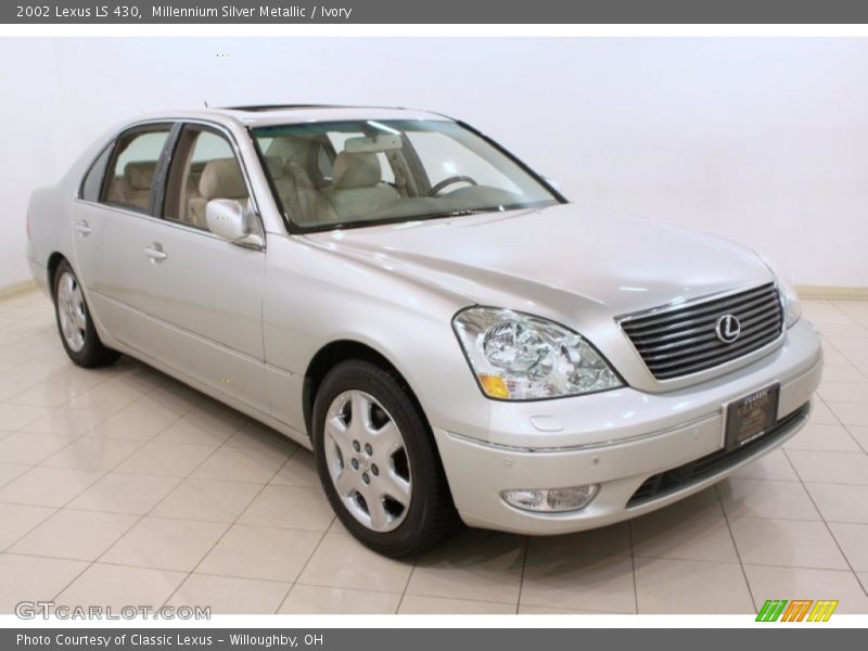 Millennium Silver Metallic / Ivory 2002 Lexus LS 430