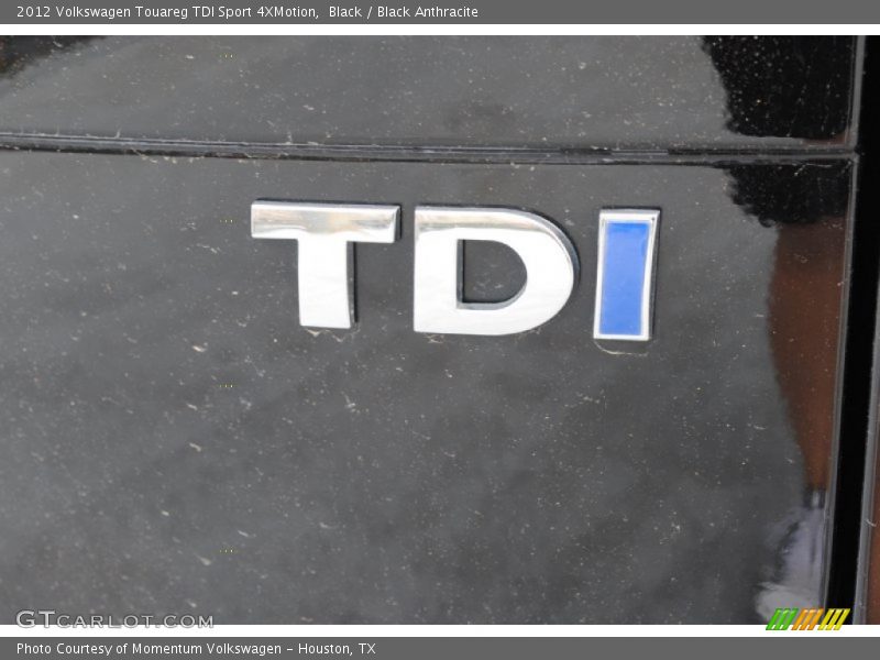 Black / Black Anthracite 2012 Volkswagen Touareg TDI Sport 4XMotion