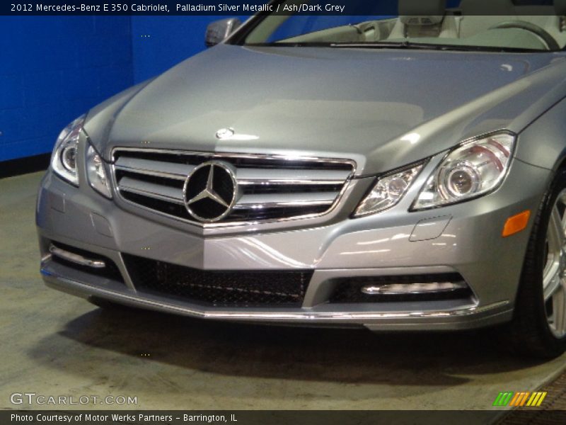 Palladium Silver Metallic / Ash/Dark Grey 2012 Mercedes-Benz E 350 Cabriolet