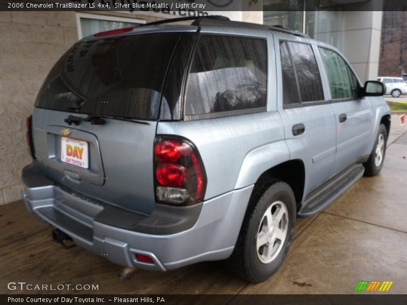 Silver Blue Metallic / Light Gray 2006 Chevrolet TrailBlazer LS 4x4