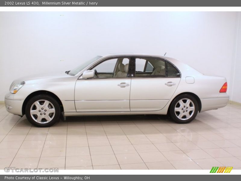 Millennium Silver Metallic / Ivory 2002 Lexus LS 430