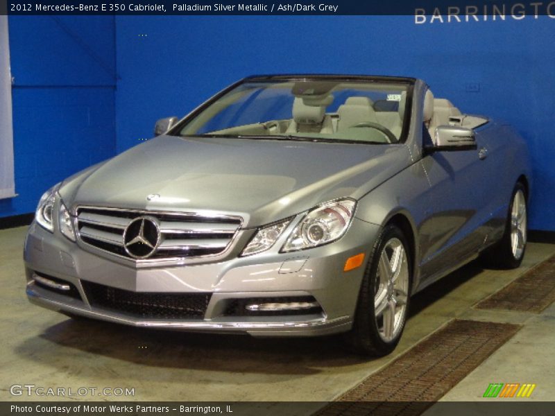 Palladium Silver Metallic / Ash/Dark Grey 2012 Mercedes-Benz E 350 Cabriolet