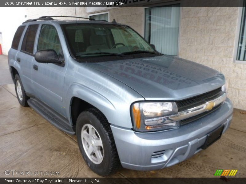 Silver Blue Metallic / Light Gray 2006 Chevrolet TrailBlazer LS 4x4