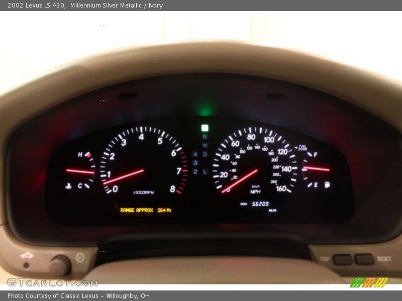 Millennium Silver Metallic / Ivory 2002 Lexus LS 430