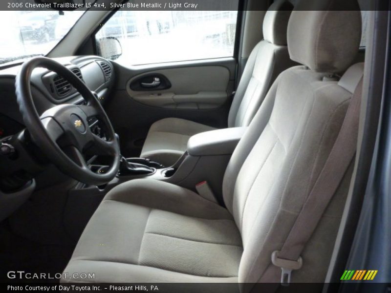 Silver Blue Metallic / Light Gray 2006 Chevrolet TrailBlazer LS 4x4