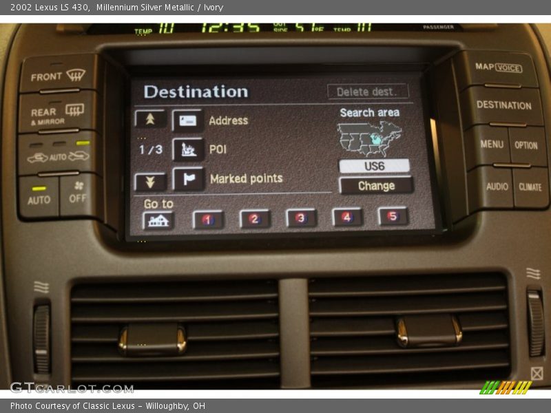 Millennium Silver Metallic / Ivory 2002 Lexus LS 430