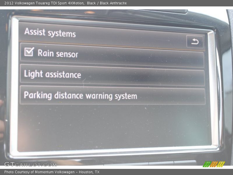 Black / Black Anthracite 2012 Volkswagen Touareg TDI Sport 4XMotion