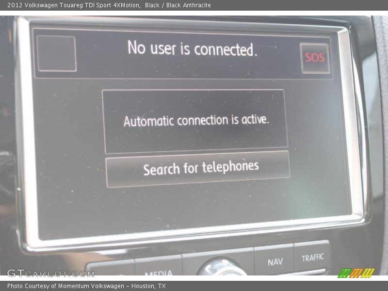 Black / Black Anthracite 2012 Volkswagen Touareg TDI Sport 4XMotion