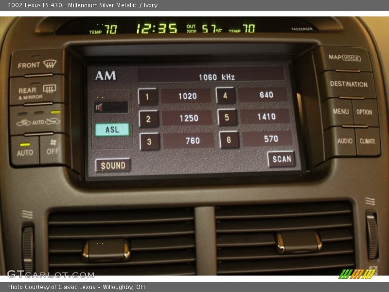 Millennium Silver Metallic / Ivory 2002 Lexus LS 430