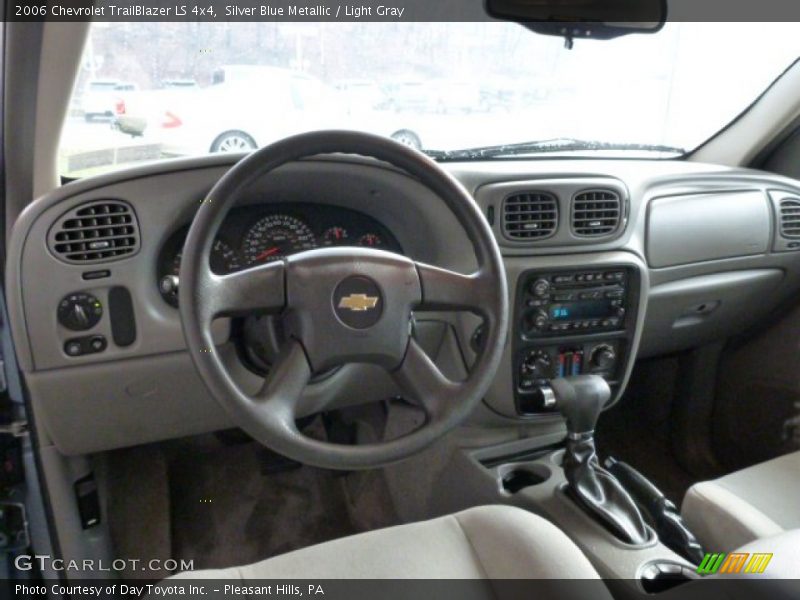 Silver Blue Metallic / Light Gray 2006 Chevrolet TrailBlazer LS 4x4