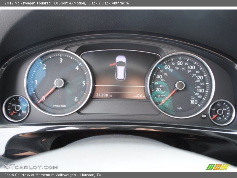 Black / Black Anthracite 2012 Volkswagen Touareg TDI Sport 4XMotion