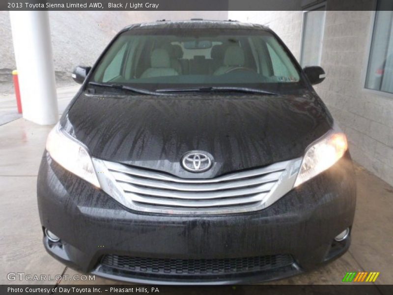 Black / Light Gray 2013 Toyota Sienna Limited AWD