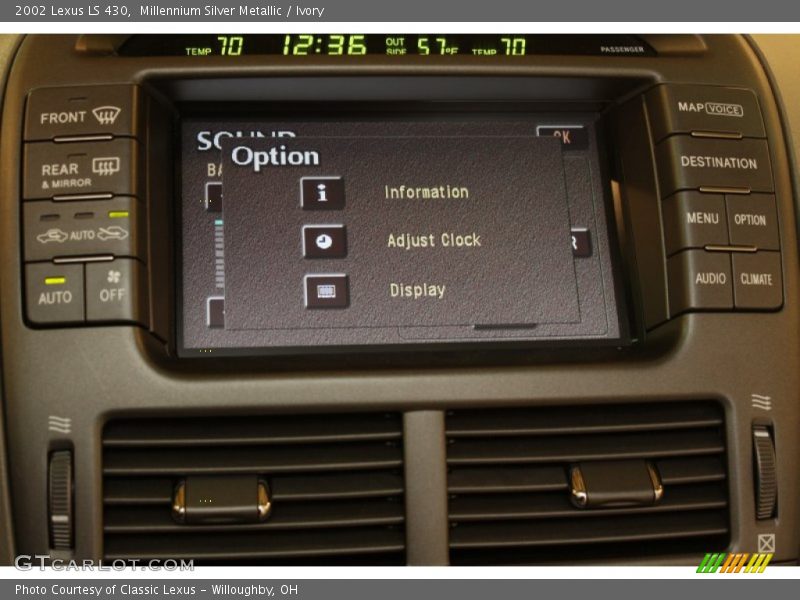 Millennium Silver Metallic / Ivory 2002 Lexus LS 430