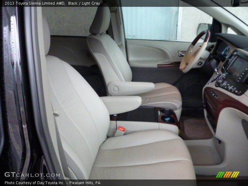 Black / Light Gray 2013 Toyota Sienna Limited AWD
