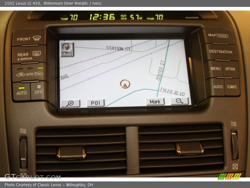 Millennium Silver Metallic / Ivory 2002 Lexus LS 430