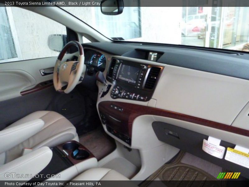 Black / Light Gray 2013 Toyota Sienna Limited AWD