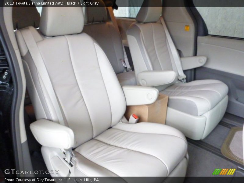 Black / Light Gray 2013 Toyota Sienna Limited AWD