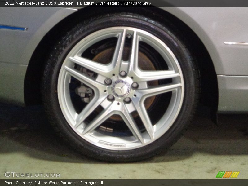 Palladium Silver Metallic / Ash/Dark Grey 2012 Mercedes-Benz E 350 Cabriolet