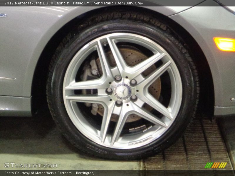 Palladium Silver Metallic / Ash/Dark Grey 2012 Mercedes-Benz E 350 Cabriolet