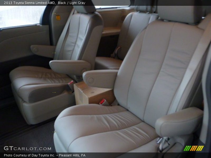 Black / Light Gray 2013 Toyota Sienna Limited AWD