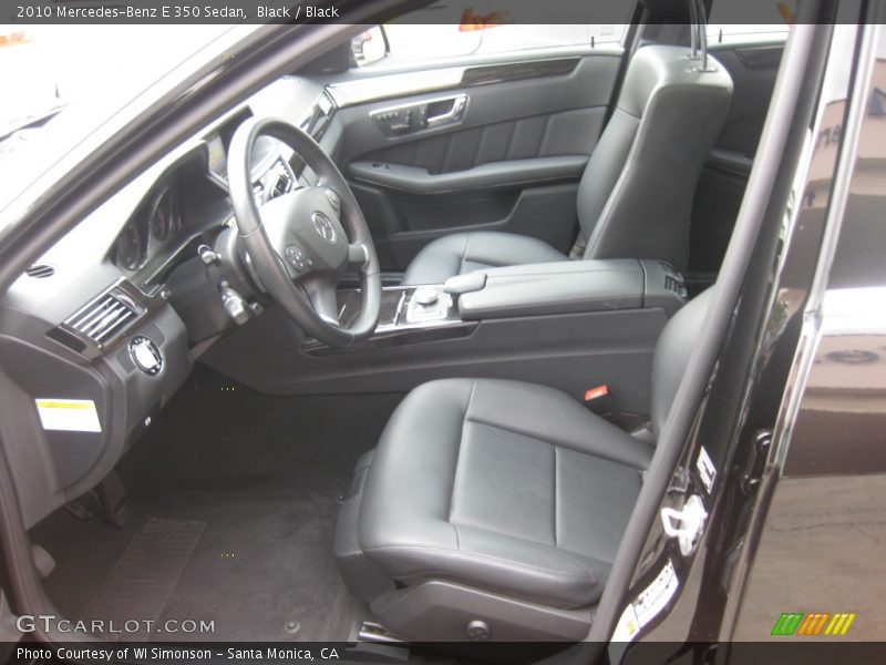 Black / Black 2010 Mercedes-Benz E 350 Sedan