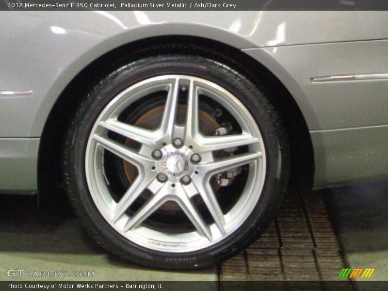 Palladium Silver Metallic / Ash/Dark Grey 2012 Mercedes-Benz E 350 Cabriolet