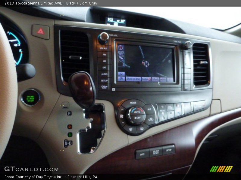 Black / Light Gray 2013 Toyota Sienna Limited AWD