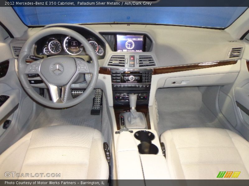 Palladium Silver Metallic / Ash/Dark Grey 2012 Mercedes-Benz E 350 Cabriolet