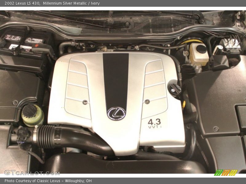 Millennium Silver Metallic / Ivory 2002 Lexus LS 430