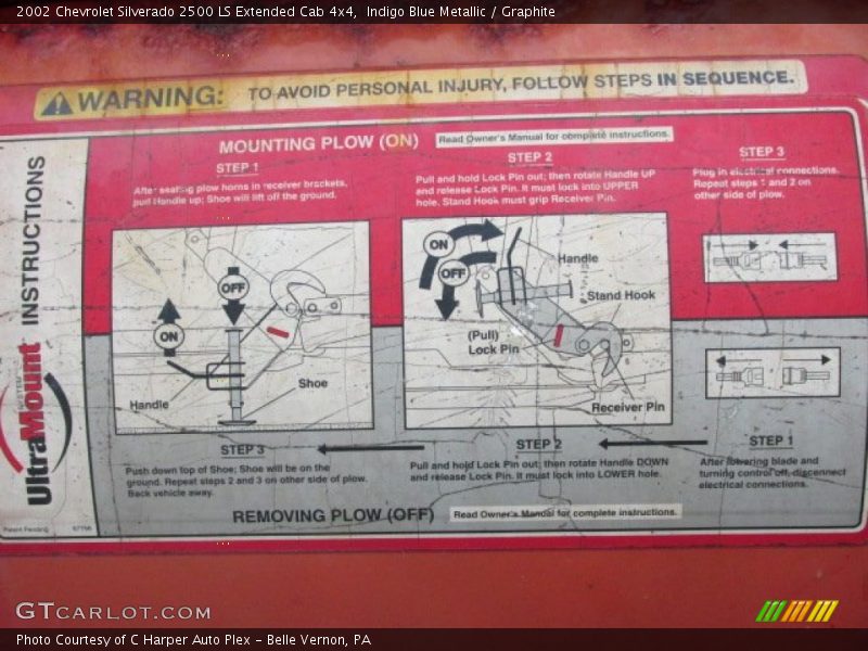 Indigo Blue Metallic / Graphite 2002 Chevrolet Silverado 2500 LS Extended Cab 4x4
