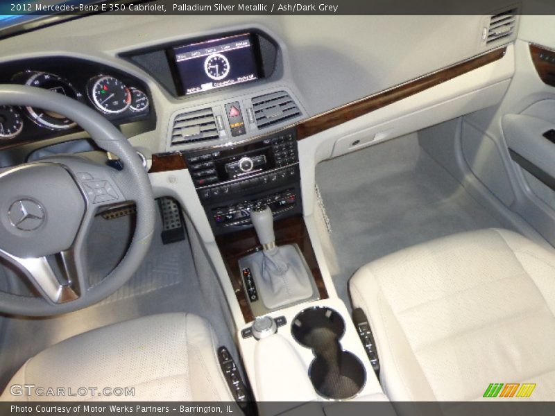 Palladium Silver Metallic / Ash/Dark Grey 2012 Mercedes-Benz E 350 Cabriolet