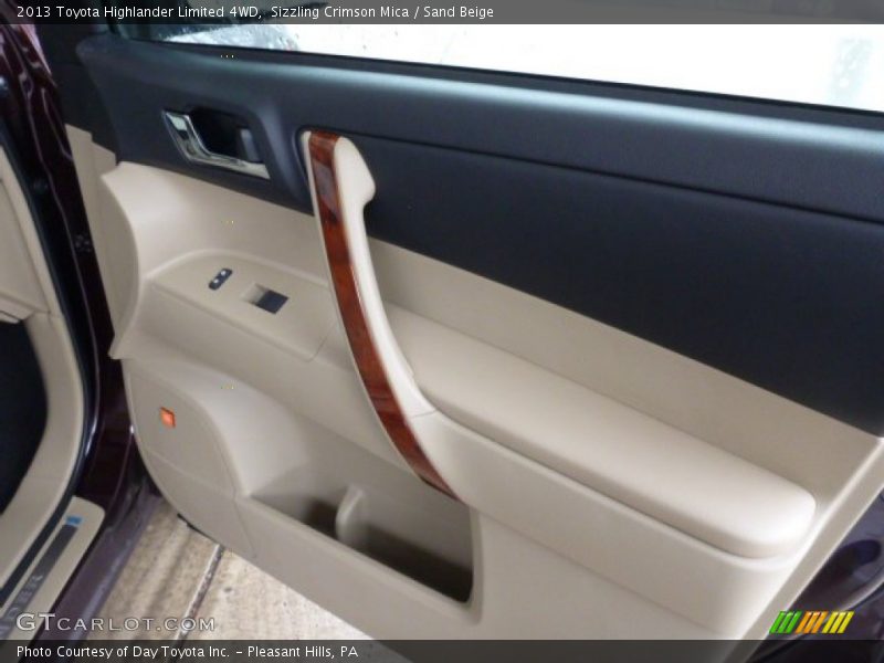 Sizzling Crimson Mica / Sand Beige 2013 Toyota Highlander Limited 4WD
