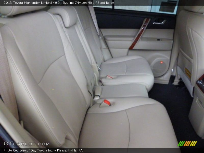 Sizzling Crimson Mica / Sand Beige 2013 Toyota Highlander Limited 4WD