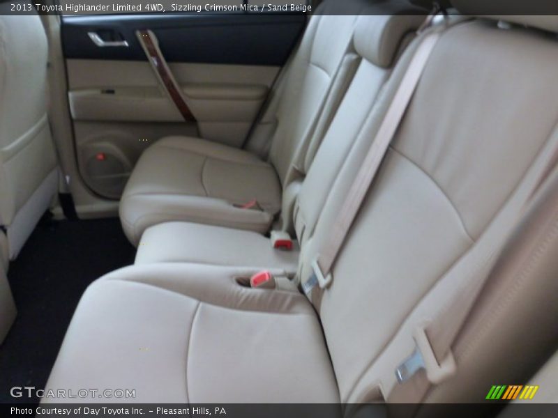 Sizzling Crimson Mica / Sand Beige 2013 Toyota Highlander Limited 4WD