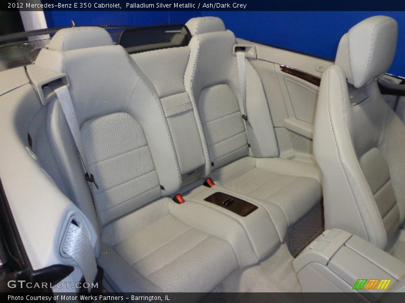 Palladium Silver Metallic / Ash/Dark Grey 2012 Mercedes-Benz E 350 Cabriolet