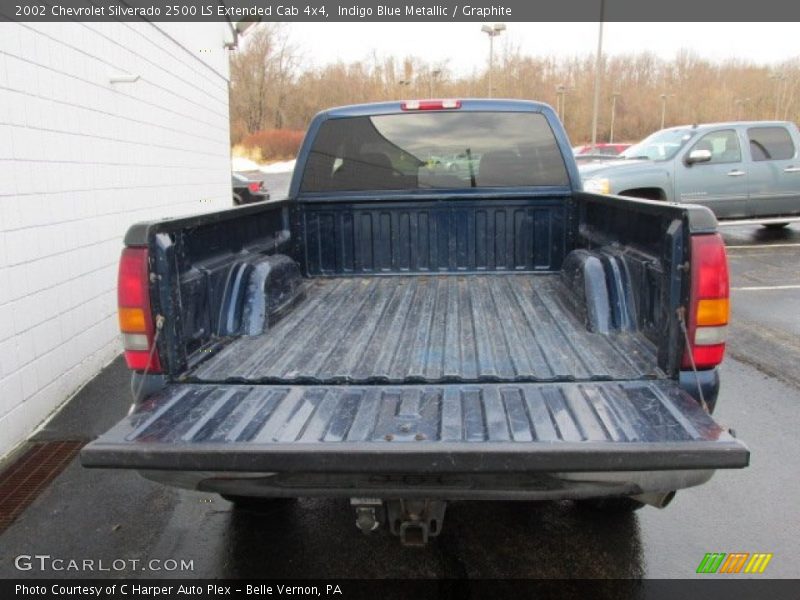 Indigo Blue Metallic / Graphite 2002 Chevrolet Silverado 2500 LS Extended Cab 4x4