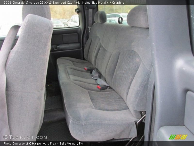Indigo Blue Metallic / Graphite 2002 Chevrolet Silverado 2500 LS Extended Cab 4x4