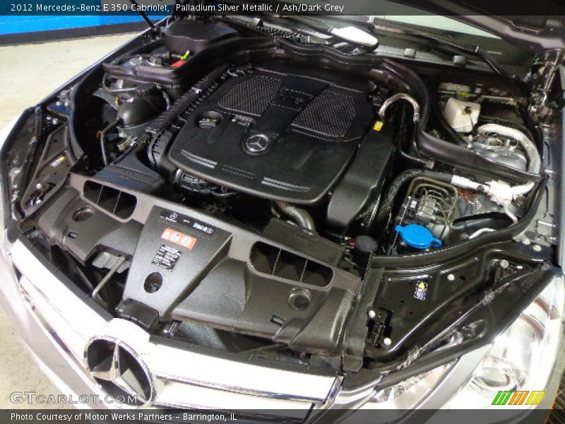 Palladium Silver Metallic / Ash/Dark Grey 2012 Mercedes-Benz E 350 Cabriolet