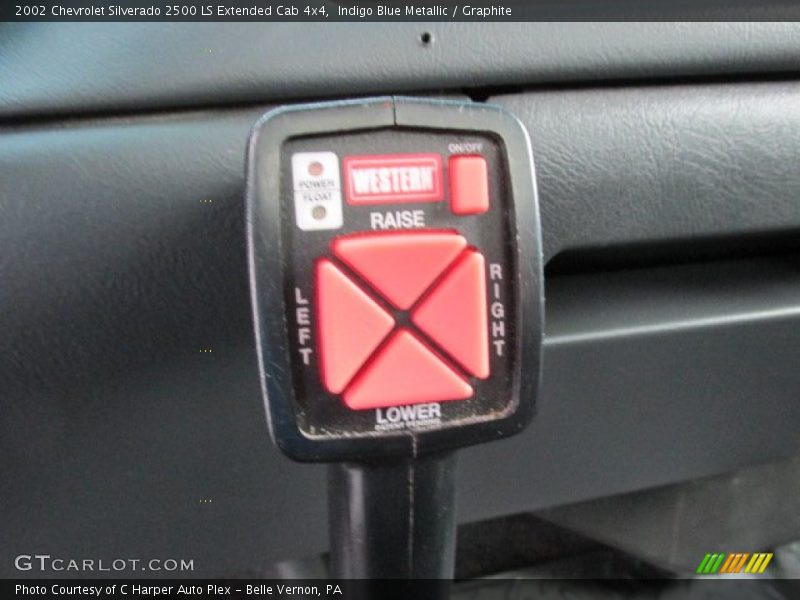 Indigo Blue Metallic / Graphite 2002 Chevrolet Silverado 2500 LS Extended Cab 4x4