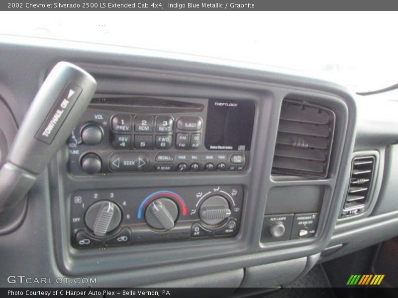 Indigo Blue Metallic / Graphite 2002 Chevrolet Silverado 2500 LS Extended Cab 4x4