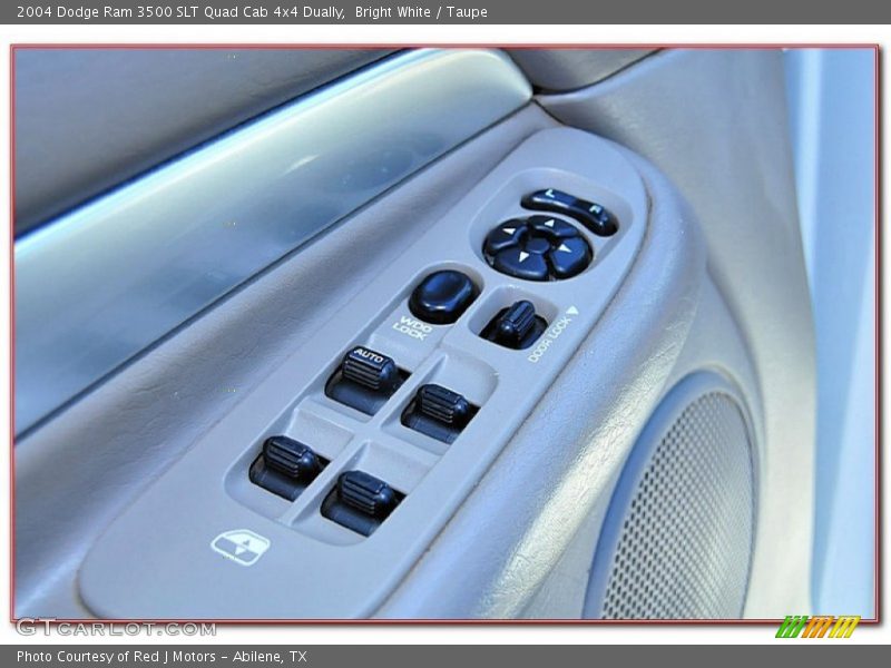 Bright White / Taupe 2004 Dodge Ram 3500 SLT Quad Cab 4x4 Dually