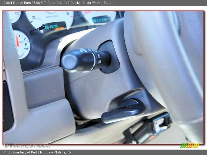 Bright White / Taupe 2004 Dodge Ram 3500 SLT Quad Cab 4x4 Dually