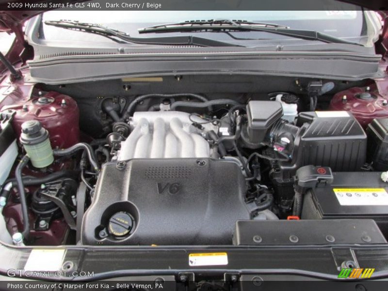  2009 Santa Fe GLS 4WD Engine - 2.7 Liter DOHC 24-Valve V6