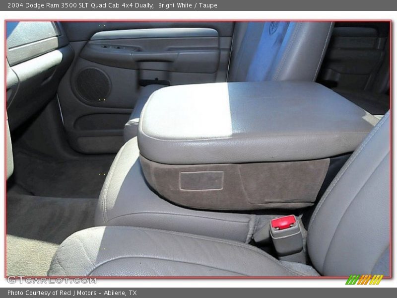Bright White / Taupe 2004 Dodge Ram 3500 SLT Quad Cab 4x4 Dually