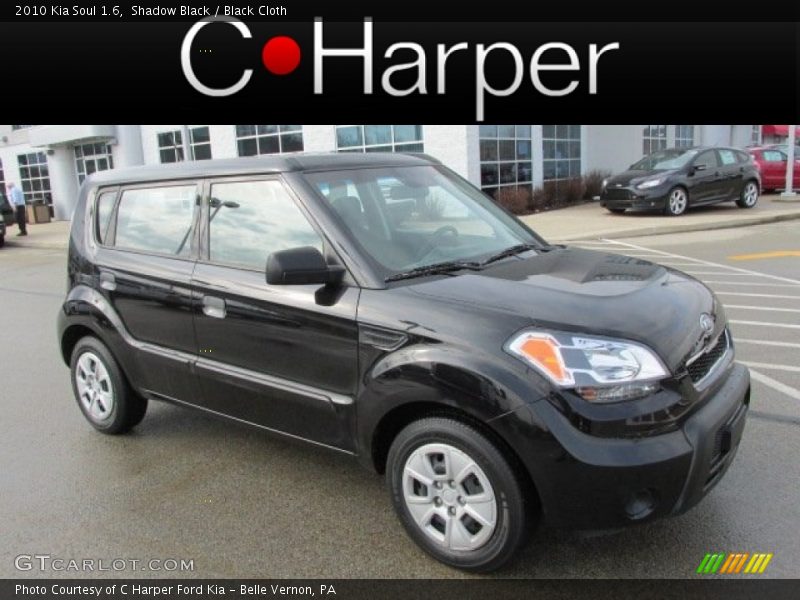 Shadow Black / Black Cloth 2010 Kia Soul 1.6