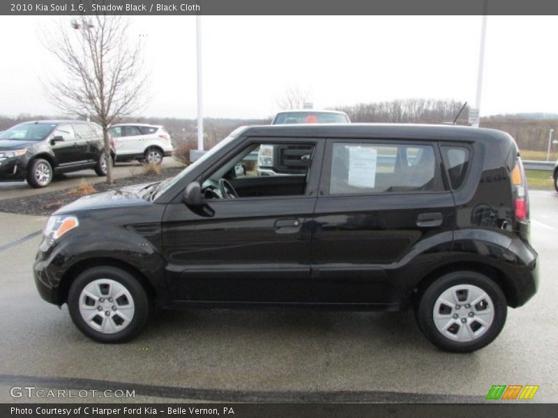 Shadow Black / Black Cloth 2010 Kia Soul 1.6