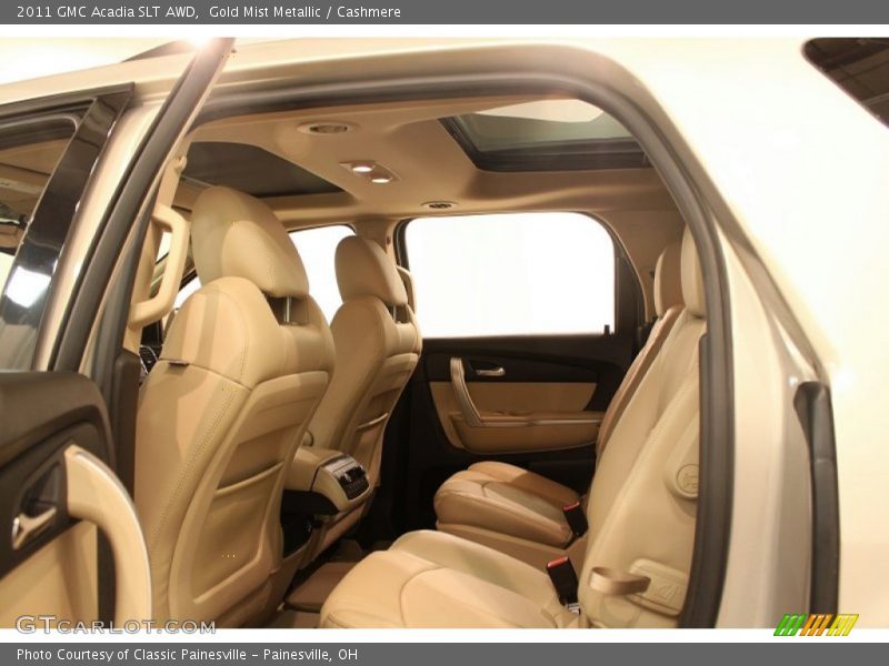 Gold Mist Metallic / Cashmere 2011 GMC Acadia SLT AWD