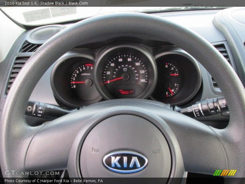 Shadow Black / Black Cloth 2010 Kia Soul 1.6